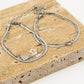 Armbanden set best friends zilverkleurig