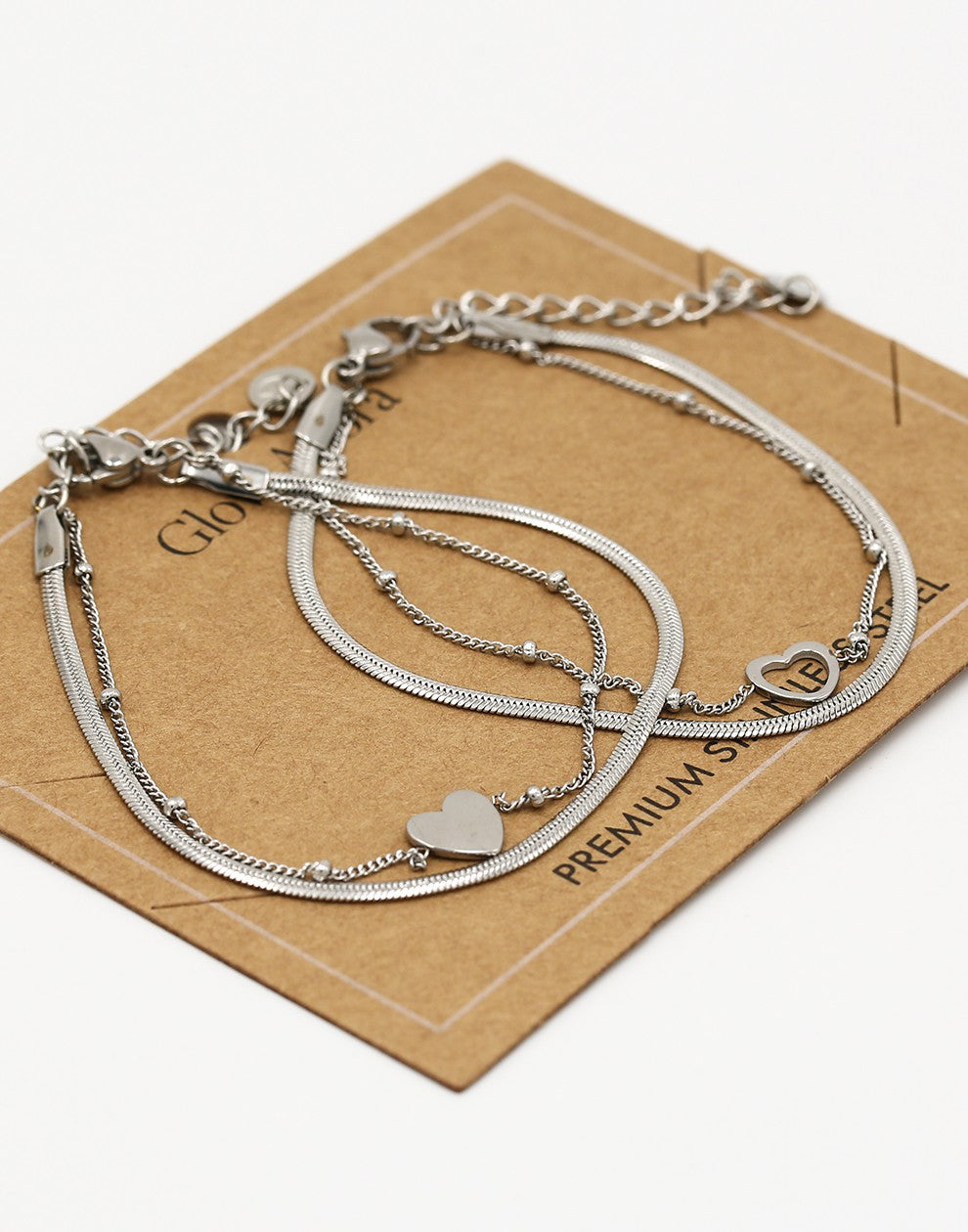 Armbanden set best friends zilverkleurig