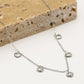 Ketting hartjes multi zilverkleurig