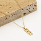 Necklace Amsterdam crosses gold-colored