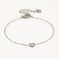 Armband hartje zilverkleurig