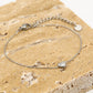 Armband hartje zilverkleurig