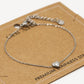 Armband hartje zilverkleurig