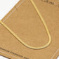 Schakelketting plat goudkleurig 45cm