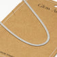 Schakelketting plat zilverkleurig 45cm