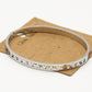 Armband bangle hartjes zilverkleurig