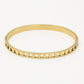 Bangle cirkels goudkleurig