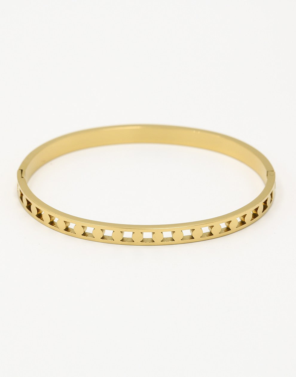 Bangle cirkels goudkleurig