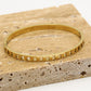 Bangle cirkels goudkleurig