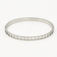 Bangle cirkels zilverkleurig