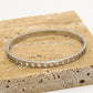 Bangle cirkels zilverkleurig