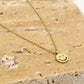 ketting smiley hanger goudkleurig