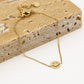 Armband smiley goudkleurig