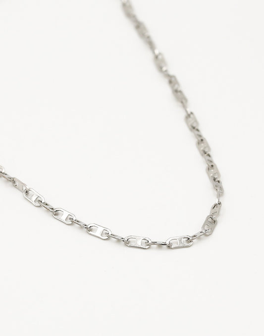 Schakelketting gucci zilverkleurig