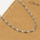 Schakelketting gucci zilverkleurig