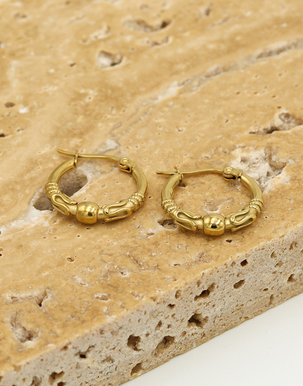 Bali hoop gold-colored 16mm