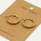 Bali hoop gold-colored 16mm