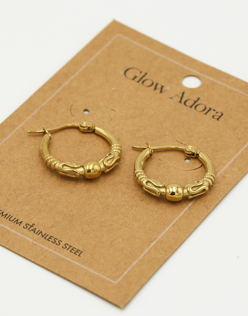 Bali hoop gold-colored 16mm