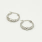 Bali hoop zilverkleurig 16mm