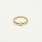 Zirkonia ring hartje goudkleurig