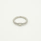 Zirkonia ring hartje zilverkleurig
