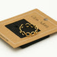 Ring open rondjes goudkleurig