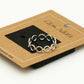 Ring open rondjes zilverkleurig