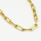 Schakelketting chunky goudkleurig