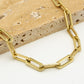 Schakelketting chunky goudkleurig