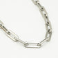 Schakelketting chunky zilverkleurig