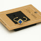 Ring klaver blauw goudkleurig