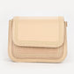Schoudertasje Croco beige