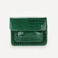 Schoudertas Croco print groen