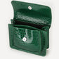 Schoudertas Croco print groen