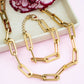Schakelketting chunky goudkleurig