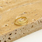 Ring met slang goudkleurig