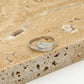 ring met slang zilverkleurig