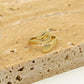 Ring slang goudkleurig
