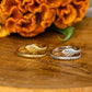 ring met slang zilverkleurig