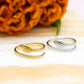 Ring met slang goudkleurig