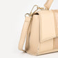 Tas met handvat beige croco