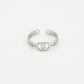 Ring handboeien zilverkleurig
