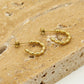 oorhangers bolletjes goudkleurig
