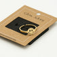 ring smiley goudkleurig