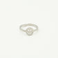ring smiley zilverkleurig