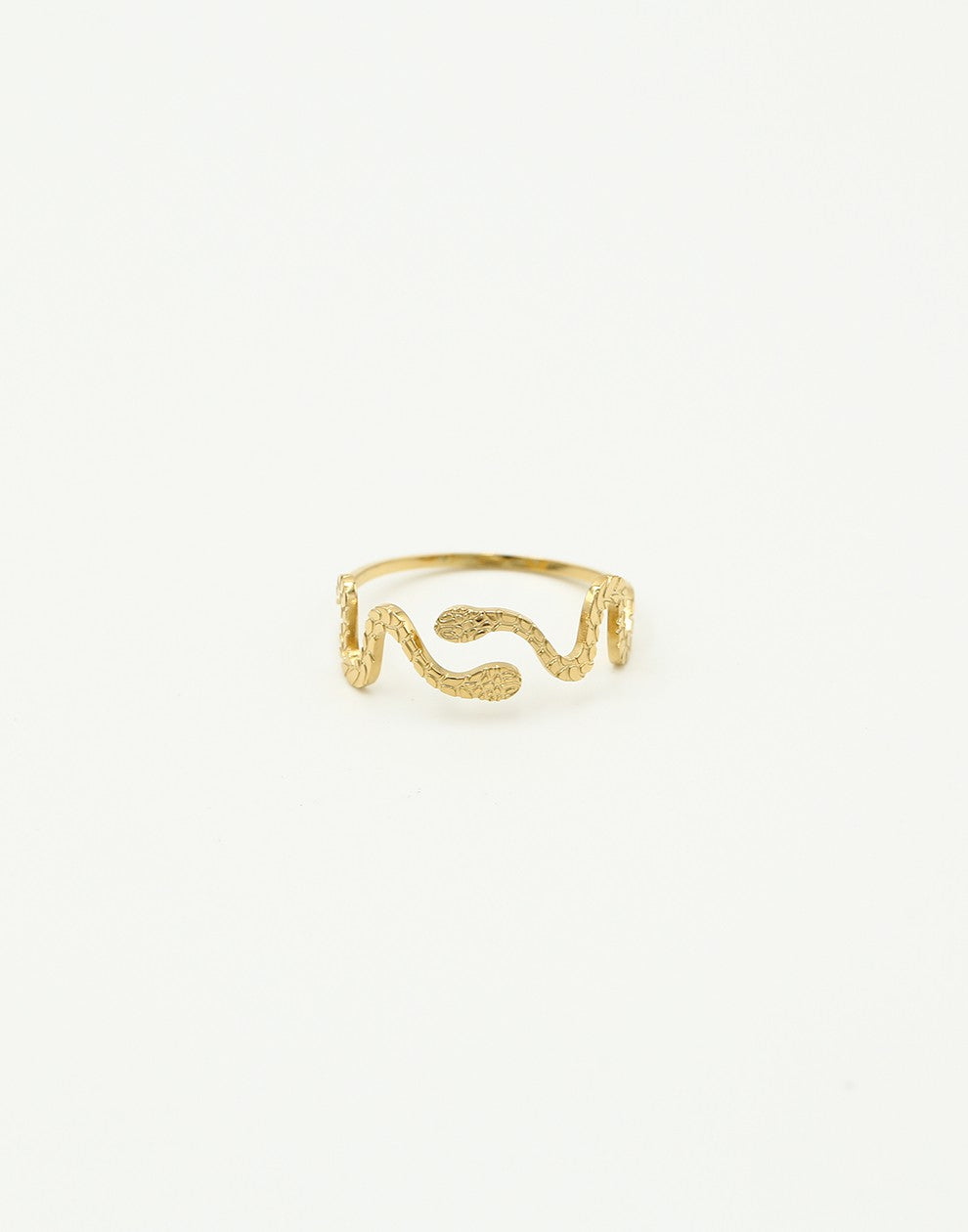 ring slangen goudkleurig