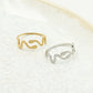 ring snakes gold-colored