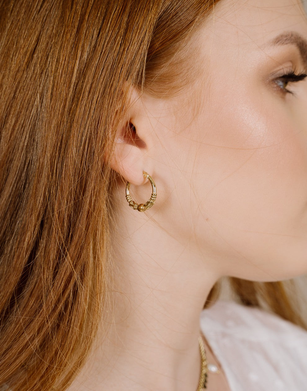Bali hoop gold-colored 16mm