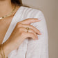 Ring hart spijker goudkleurig