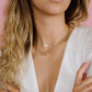 Ketting jaartal 2000 goudkleurig